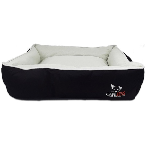 Lit couchage MEDIUM premium Tissu Noir Canijess 65 cm x 50 cm x 18 cm