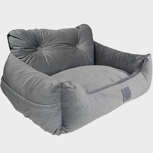 Lit pour chat/chien premium très doux Gold Collection Gris 65x40x22cm
