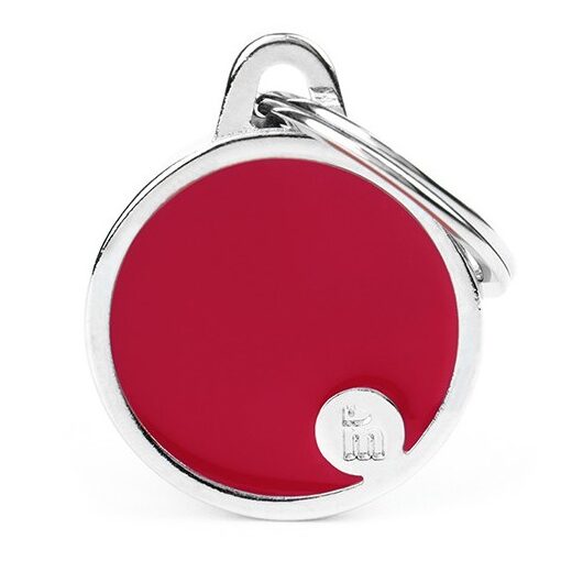 Médaille Basic Handmade Cercle Petit Rouge