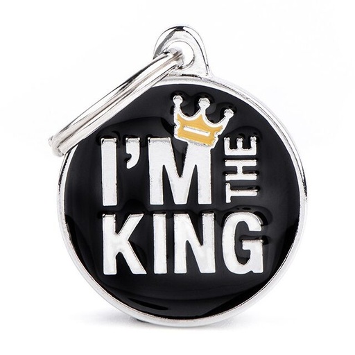 Médaille Charms "I'm The King" Petite