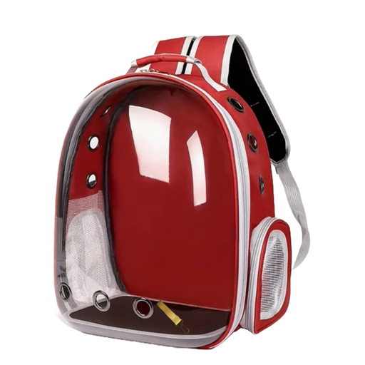 Sac à Dos de Transport Pour Chat et Chien ( Rose | Gris | Vert | Rouge ) - Rouge