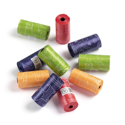 20 Sacs pour les déjections de vos animaux LeoPet