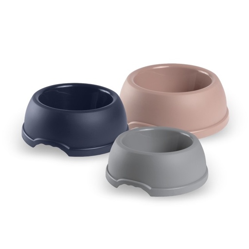 Gamelle en plastique Diamètre 15 cm ou 17 cm - Gris, 17cm