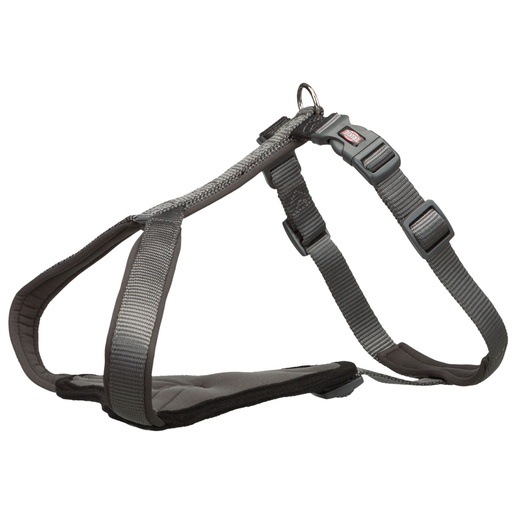 Harnais Premium Y Taille M-L 65-80/25mm Gris - Trixie
