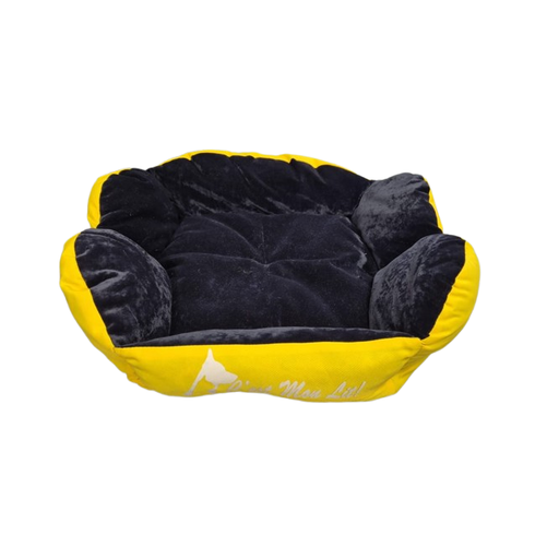 Lit pour chat et chien - Jaune Noir