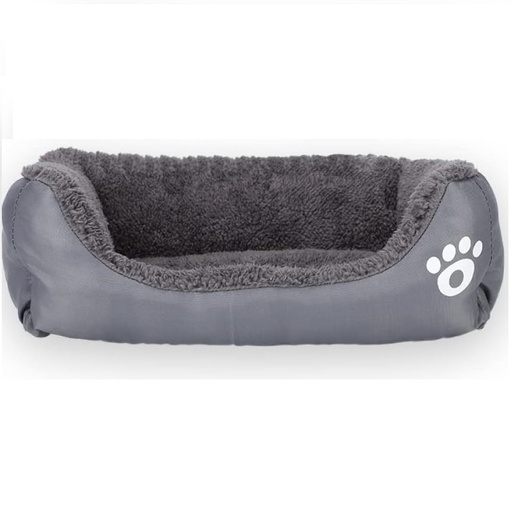 Lit pour Chat et petit Chien Très Doux (60x40cm) - Gris