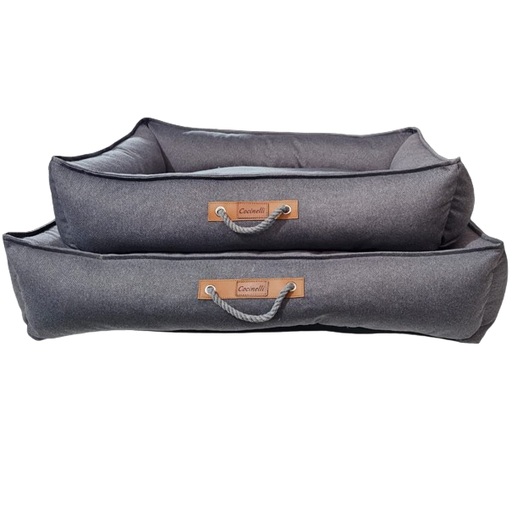 Lit pour chat/chien premium très doux et confortable Gris 70x55x20cm