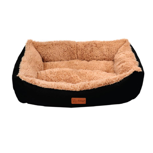 Lit premium Chat/Chien Canijess ultradoux (62x44x22cm) Beige/Noir